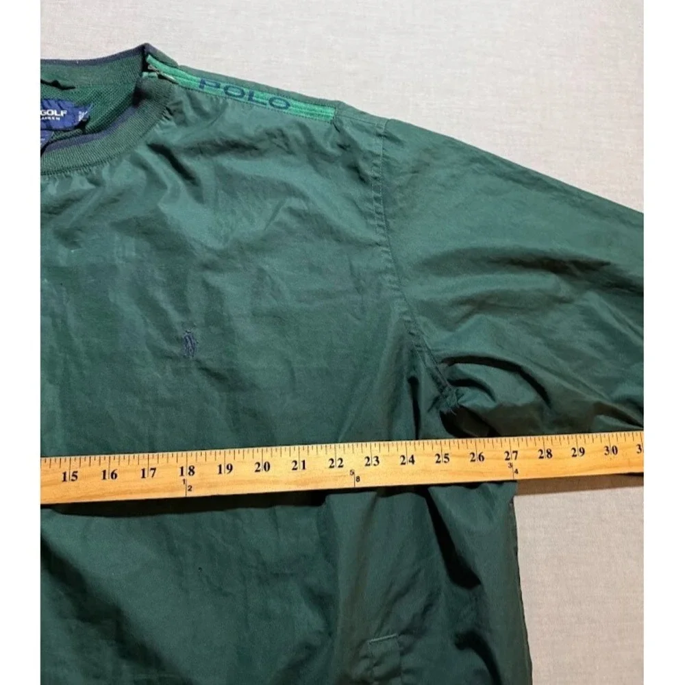 Polo Golf Ralph Lauren Jacket Adult XL‎ Green Logo Pullover Long Sleeve Mens